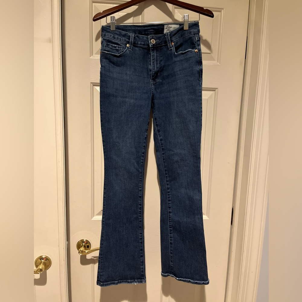 Elegant Dark Blue Flare Jeans